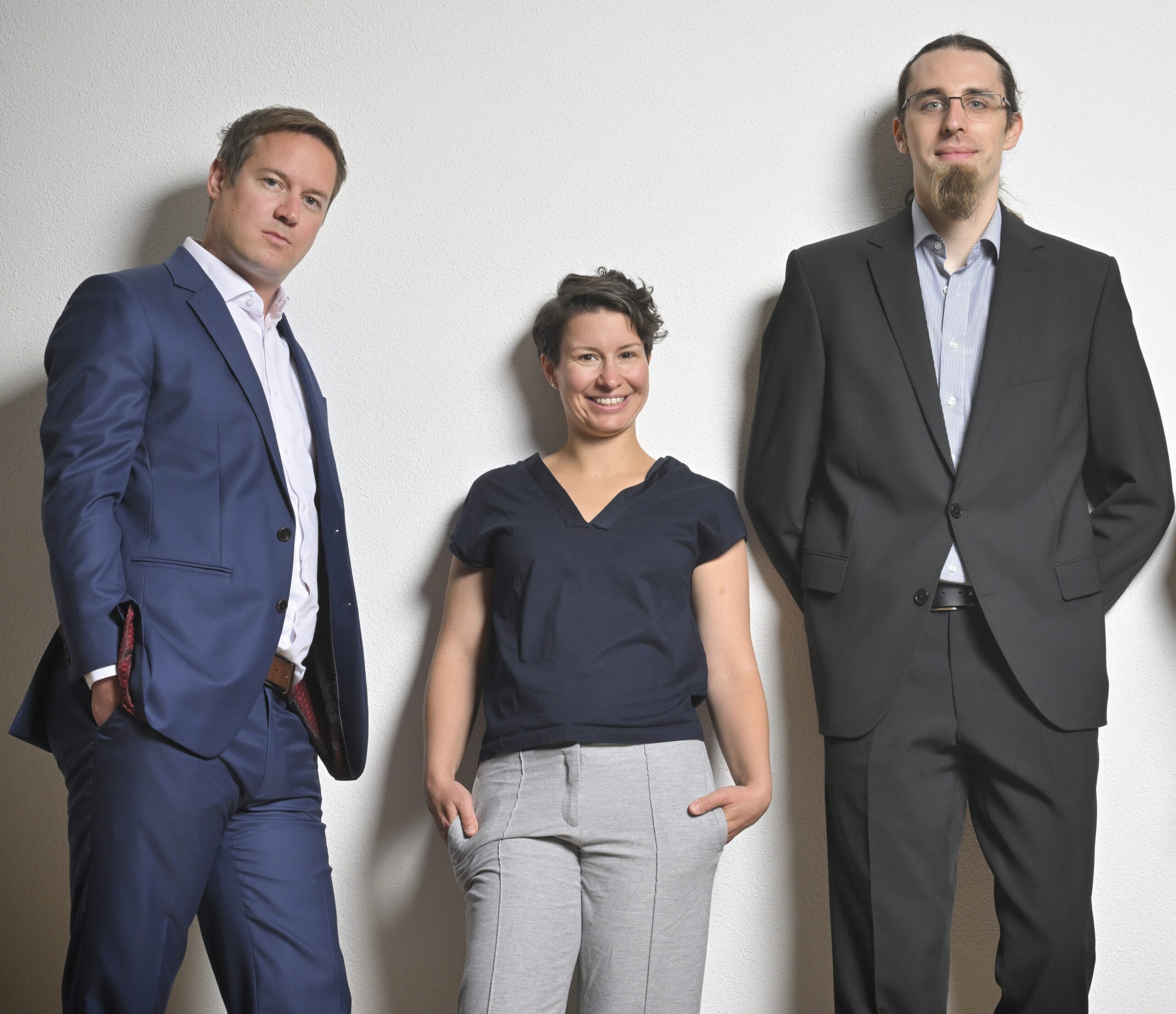 Team der CO2 Werkstatt mit Florian Kabas, Magdalena Teufner-Kabas und Gerhard Greilinger (von links nach rechts)